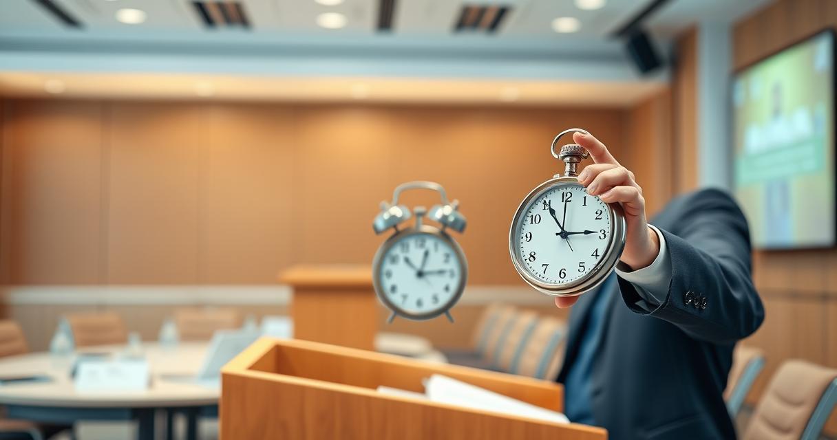 Как защитить проект с помощью сильной речи — Управление временем